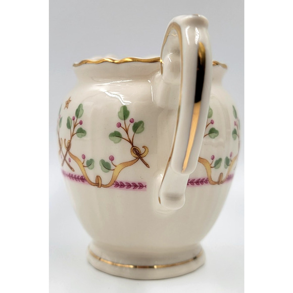 Syracuse Federal Shape Pendleton Creamer Bowl Gold Trim 1949 - 1966 USA - Picture 6 of 8